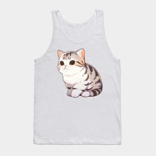 Cute American Shorthair Cat Tank Top